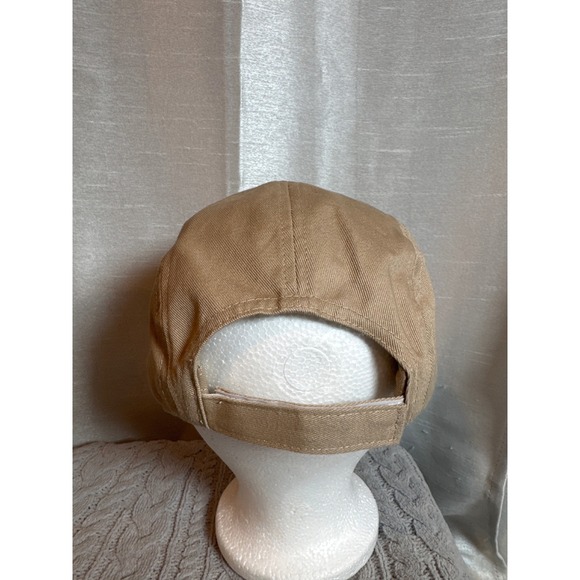 Yamaha Tan Baseball Cap Embroidered Logo Adjustable Strap Casual Hat 5 PANEL - Picture 3 of 6